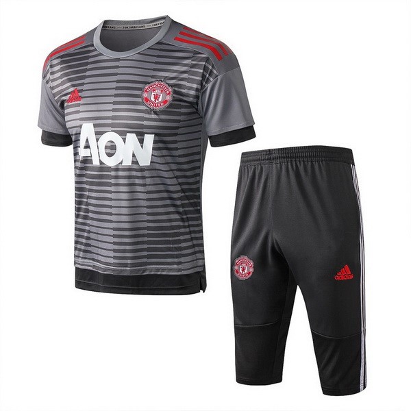 Entrenamiento Manchester United Conjunto Completo 2018-19 Gris